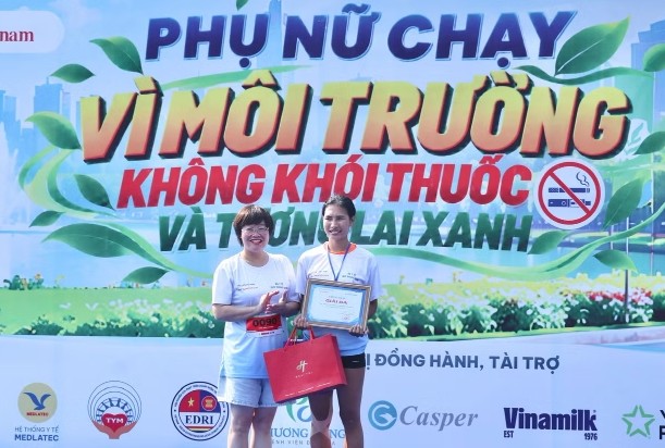 Lan tỏa thông điệp sống khỏe, nói không với khói thuốc từ giải chạy cộng đồng