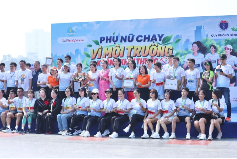 Lan tỏa thông điệp sống khỏe, nói không với khói thuốc từ giải chạy cộng đồng