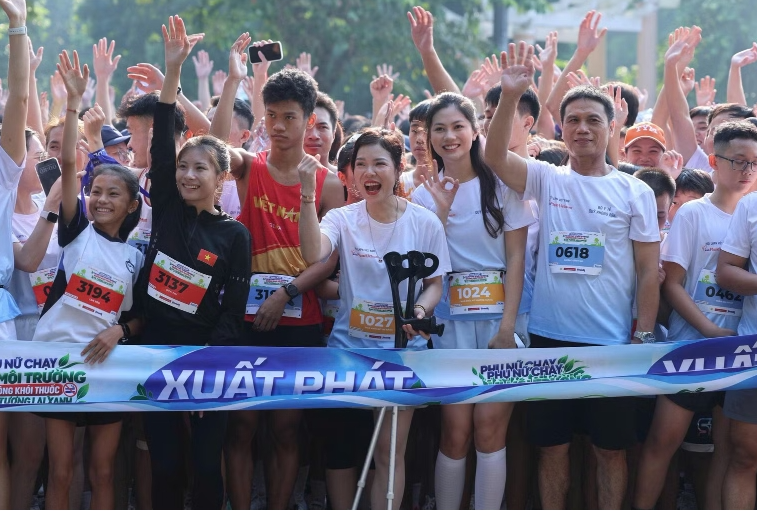 Lan tỏa thông điệp sống khỏe, nói không với khói thuốc từ giải chạy cộng đồng