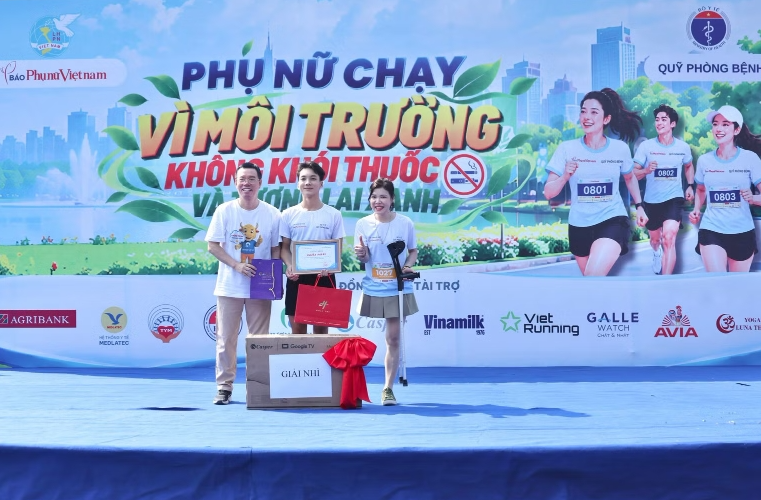Lan tỏa thông điệp sống khỏe, nói không với khói thuốc từ giải chạy cộng đồng