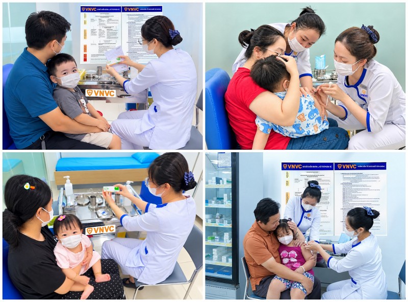 VNVC tiêm hơn 100.000 liều vắc xin tay chân miệng bảo vệ trẻ giữa cao điểm ca nặng tăng cao VNVC tiêm hơn 100.000 liều vắc xin tay chân miệng bảo vệ trẻ giữa cao điểm ca nặng tăng cao
