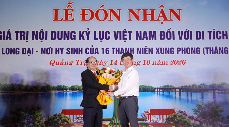 Quảng Trị: Bến phà 2 Long Đại được ghi nhận giá trị kỷ lục Việt Nam