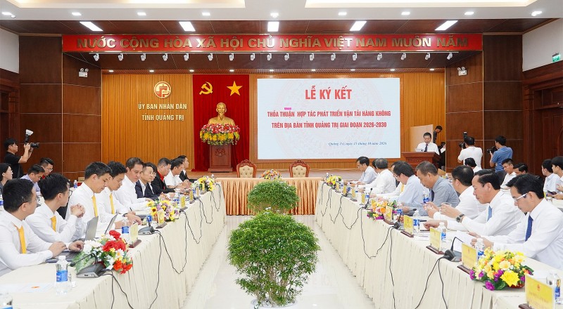 Quảng Trị: Ký kết hợp tác với các hãng hàng không, mở rộng kết nối giai đoạn 2026–2030 Quảng Trị: Ký kết hợp tác với các hãng hàng không, mở rộng kết nối giai đoạn 2026–2030