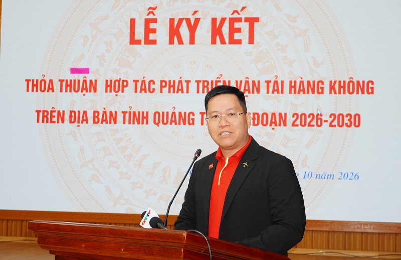 Quảng Trị: Ký kết hợp tác với các hãng hàng không, mở rộng kết nối giai đoạn 2026–2030 Quảng Trị: Ký kết hợp tác với các hãng hàng không, mở rộng kết nối giai đoạn 2026–2030