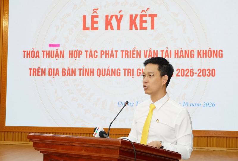 Quảng Trị: Ký kết hợp tác với các hãng hàng không, mở rộng kết nối giai đoạn 2026–2030 Quảng Trị: Ký kết hợp tác với các hãng hàng không, mở rộng kết nối giai đoạn 2026–2030