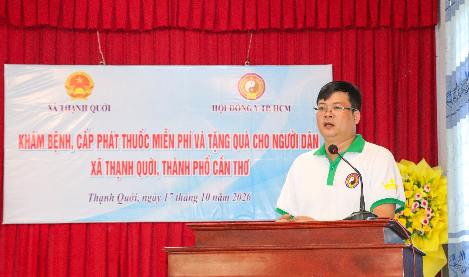 Hội Đông y TP.HCM khám chữa bệnh, cấp phát thuốc miễn phí và tặng quà tại xã Thạnh Quới Hội Đông y TP.HCM khám chữa bệnh, cấp phát thuốc miễn phí và tặng quà tại xã Thạnh Quới