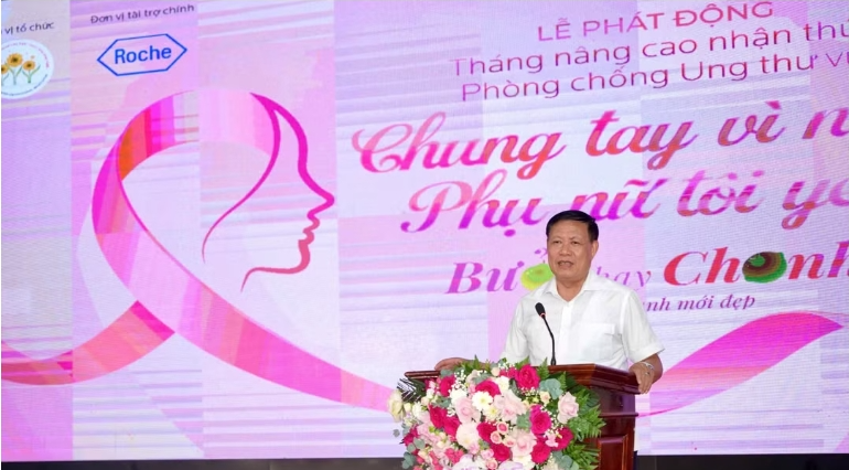 Chẩn đoán sớm giúp tỷ lệ sống thêm 5 năm của bệnh nhân ung thư vú có thể lên đến 90% Chẩn đoán sớm giúp tỷ lệ sống thêm 5 năm của bệnh nhân ung thư vú có thể lên đến 90%