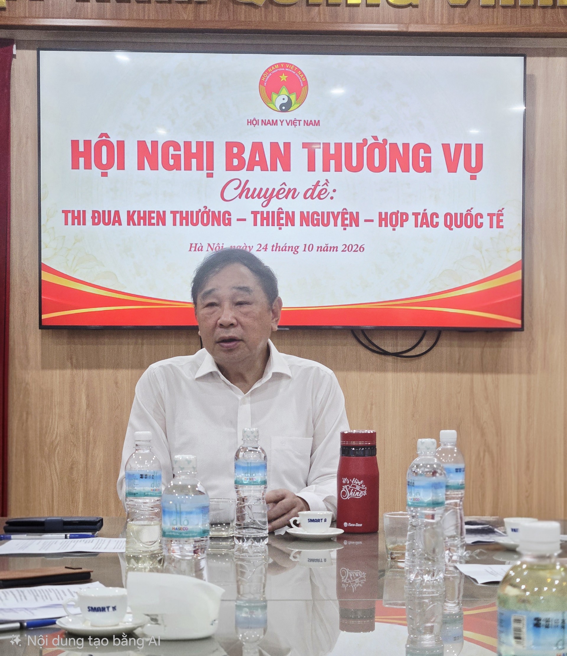 Hội nghị Ban Thường vụ Hội Nam y Việt Nam: Đẩy mạnh thi đua khen thưởng, hoạt động thiện nguyện và mở rộng hợp tác quốc tế