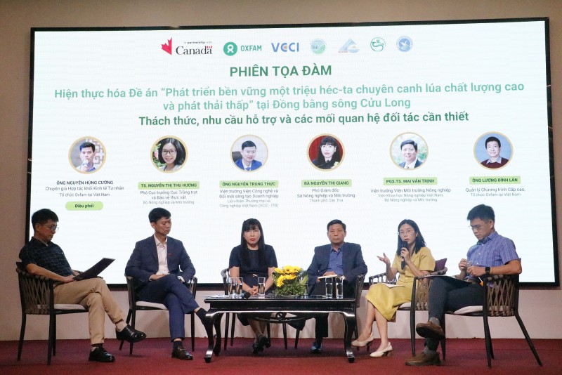 Hướng tới chuỗi giá trị lúa gạo chất lượng cao, phát thải thấp, bền vững và bao trùm tại Đồng bằng sông Cửu Long