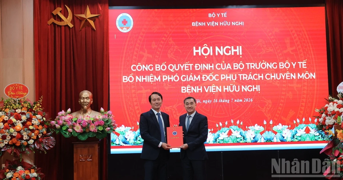 Bệnh viện Hữu Nghị có thêm Phó Giám đốc mới