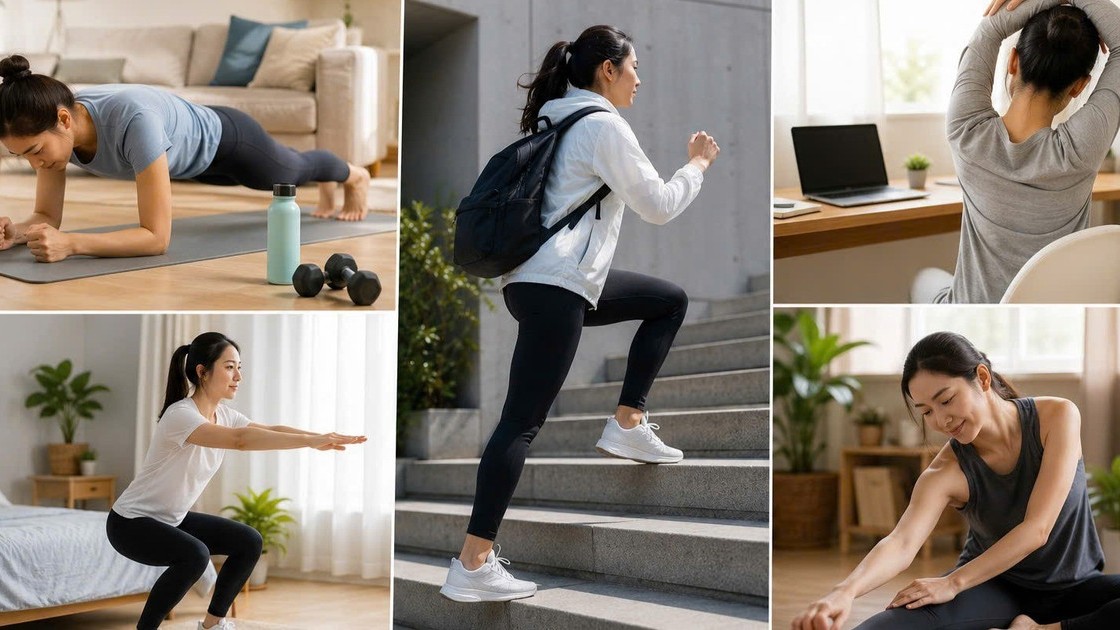 Mẹo tập thể dục dành cho người bận rộn