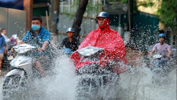 Dự báo thời tiết ngày 24-8-2023: Hà Nội mưa to, gió giật mạnh