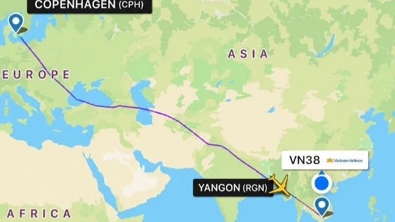 Vietnam Airlines chuyển hướng hạ cánh tại Myanmar cấp cứu sản phụ sinh con