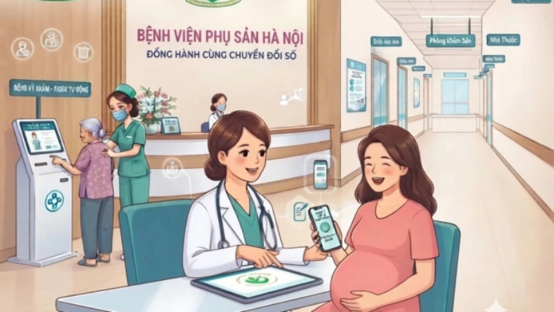 Thí điểm hỗ trợ đăng ký khai sinh tại Bệnh viện Phụ sản Hà Nội Thí điểm hỗ trợ đăng ký khai sinh tại Bệnh viện Phụ sản Hà Nội