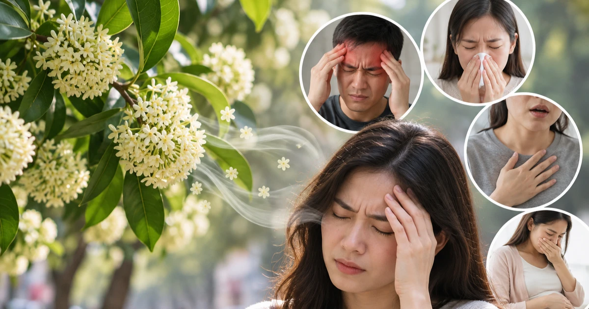 Mùi hoa sữa gây khó chịu, ai dễ bị ảnh hưởng? Mùi hoa sữa gây khó chịu, ai dễ bị ảnh hưởng?