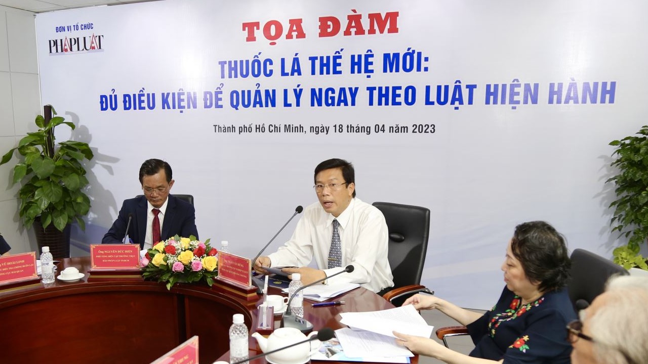 Cần khung pháp lý phù hợp để quản lý hiệu quả thuốc lá thế hệ mới