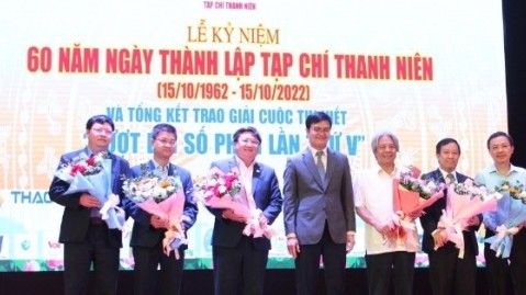 Tạp chí Thanh niên được Hội đồng Giáo sư Nhà nước phê duyệt nâng lên 0,5 điểm cho bài báo khoa học