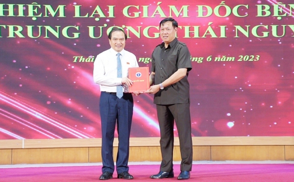 PGS.TS Nguyễn Công Hoàng được bổ nhiệm lại Giám đốc Bệnh viện Trung ương Thái Nguyên