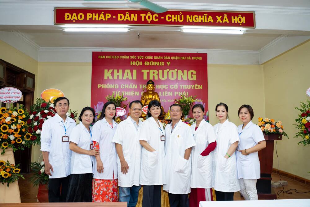 Khai trương Phòng khám Chẩn trị Y Học Cổ truyền từ thiện tại chùa Liên Phái