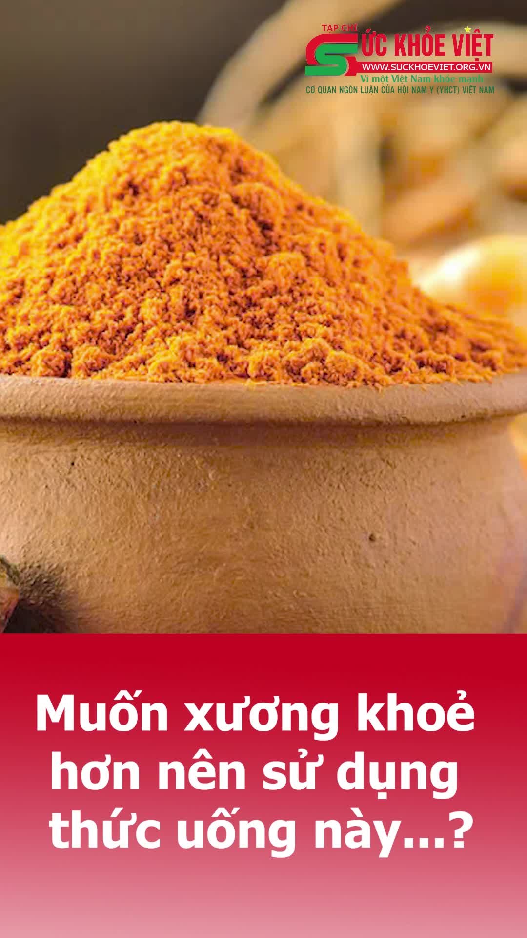 Muốn xương khỏe hơn nên sử dụng thức uống này