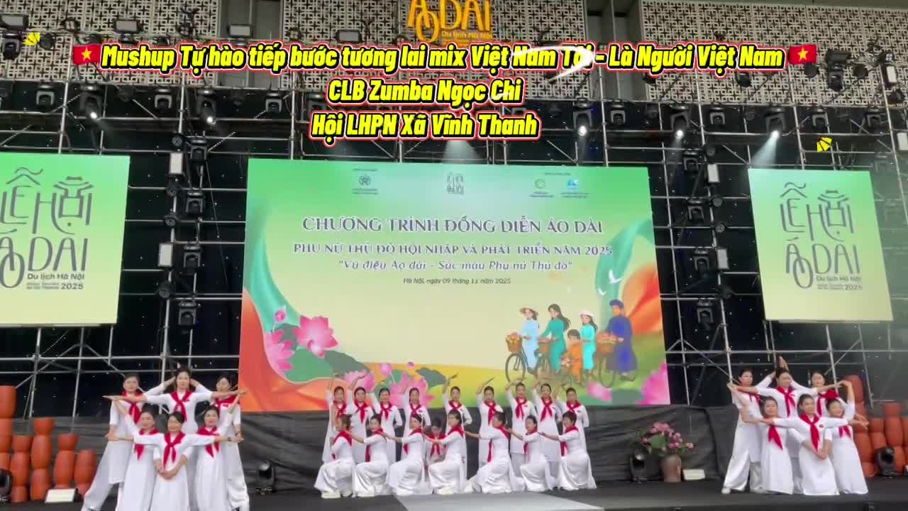 Phụ nữ Ngọc Chi mang “hơi thở làng quê” đến Lễ hội Áo dài Hà Nội